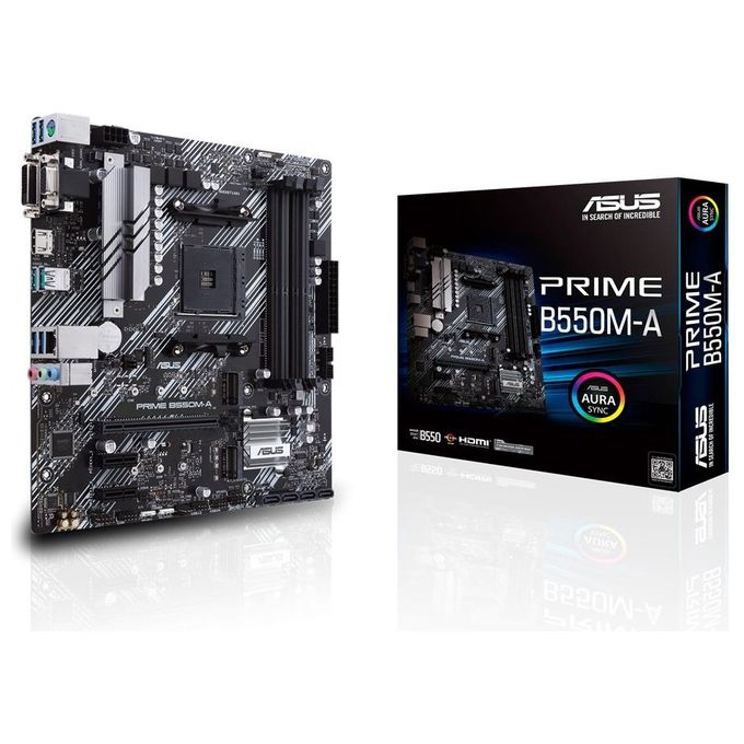 ASUS PRIME B550M-A Scheda Madre Micro ATX AMD B550 (Ryzen AM4) Dual M.2