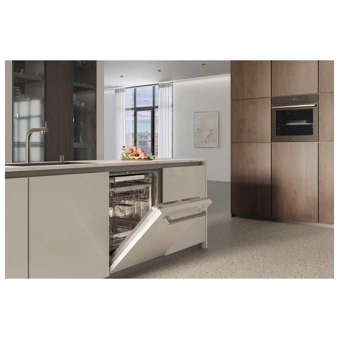 LG QuadWash DB365TXS Lavastoviglie a Scomparsa Totale Classe Energetica B 14 Coperti Vapore Wi-Fi