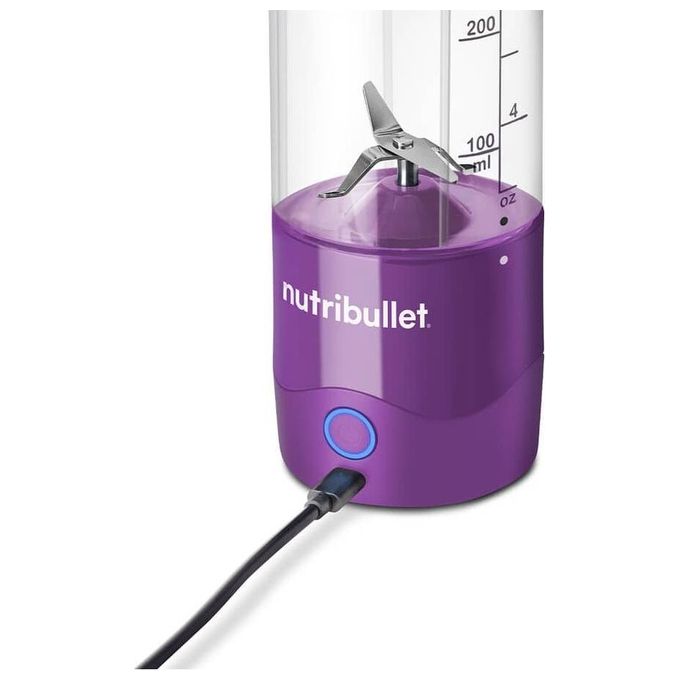 Nutribullet NBP003PU Frullatore Portatile Tritatutto 475 ml Caricatore USB-C Viola
