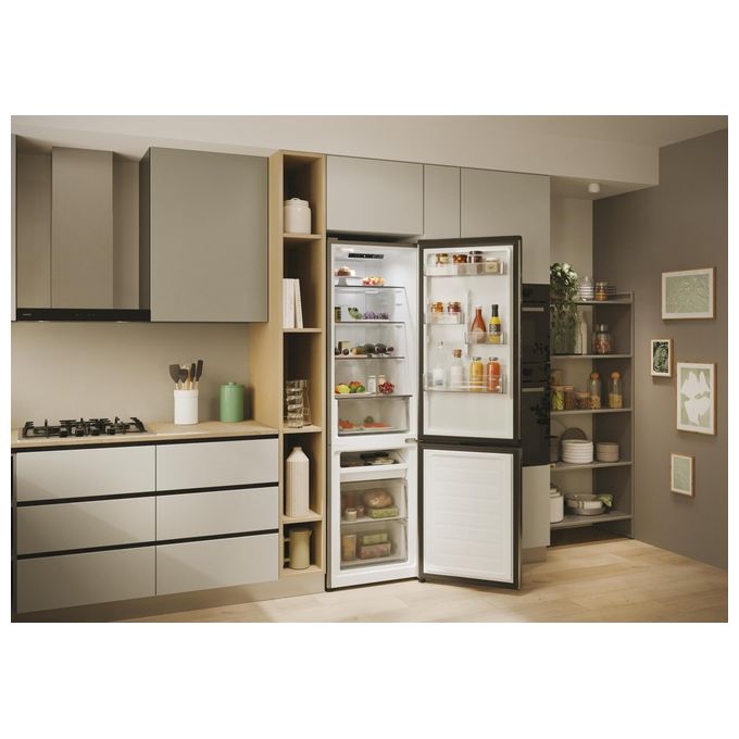 Candy Fresco 300 CNCQ2T518EX Frigorifero Libera installazione 2 porte No Frost Connettivita' Contenuti extra Classe E Inox