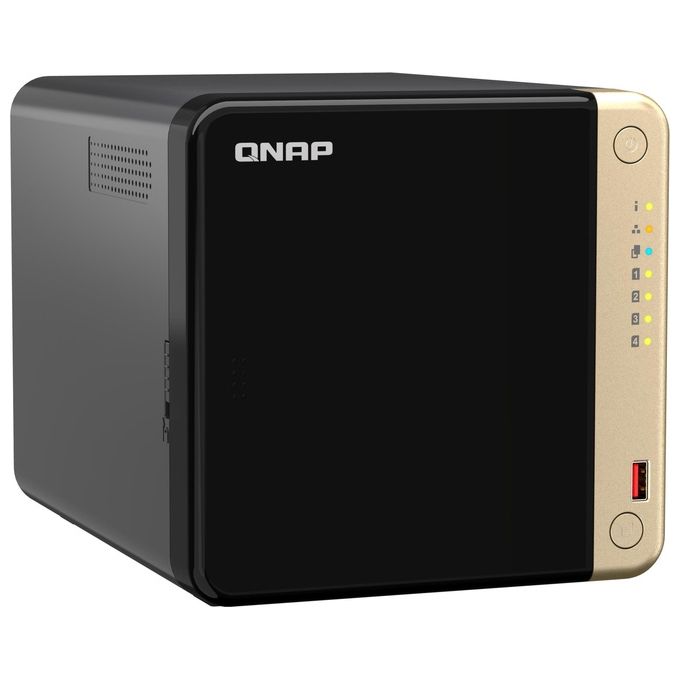 QNAP TS-464 NAS Tower Collegamento Ethernet LAN Nero N5095