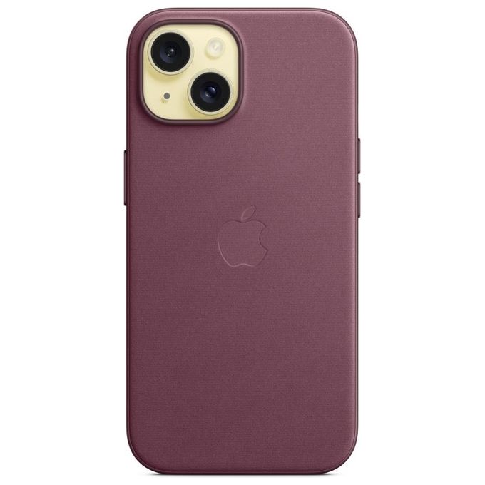 Apple Custodia MagSafe in Tessuto FineWoven per iPhone 15 Gelso ​​​​​​​