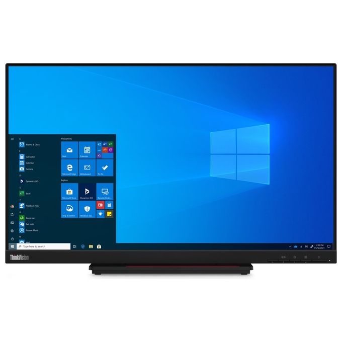 Lenovo ThinkVision T24t-20 LED Display 23.8'' 1920x1080 Pixel Full HD Touch Screen Capacitivo Nero