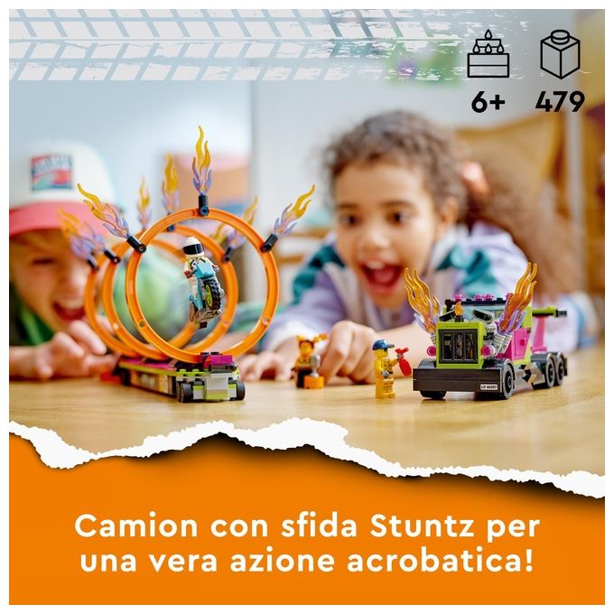 LEGO Stunt Truck: sfida dell'anello di fuoco