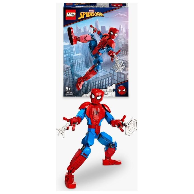 LEGO Marvel 76226 Personaggio di Spider-Man 76226-LEGO Set Action Figure Snodabile da Collezione Film Supereroi Giochi per Bambini