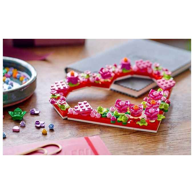 LEGO Creator 40638 Cuore Ornamento, Gioco da Costruire per Bambini 9+, Decorazione per Casa, Idea Regalo per Festa della Mamma