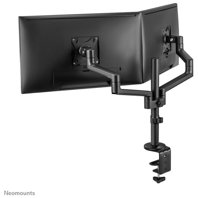 Newstar Neomounts Screen Desk Mount Supporto da Scrivania Full Motion per Due Schermi 17-27'' Nero