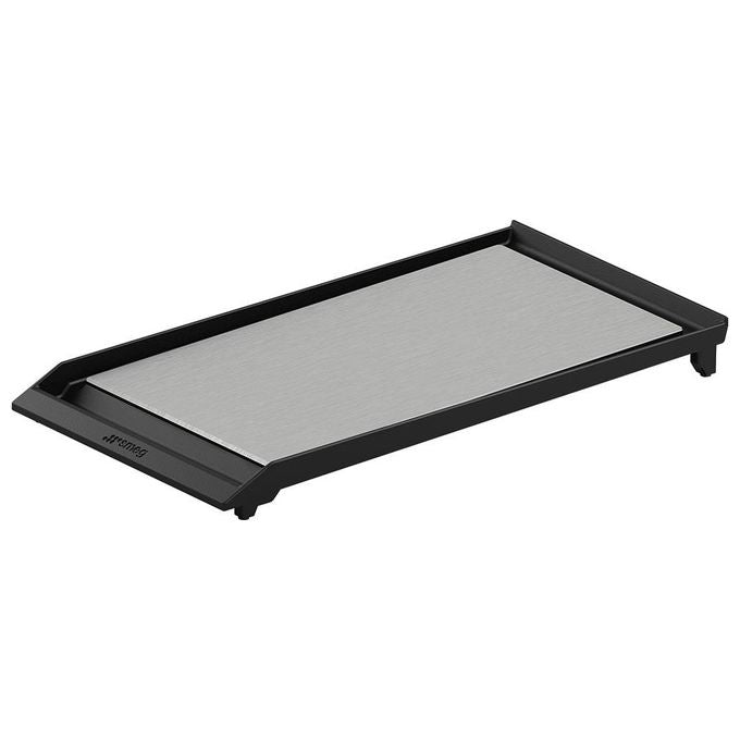 Smeg TPKCPF9 Piastra Teppanyaki In Ghisa e Acciaio Inox per Cucine Estetica Portofino