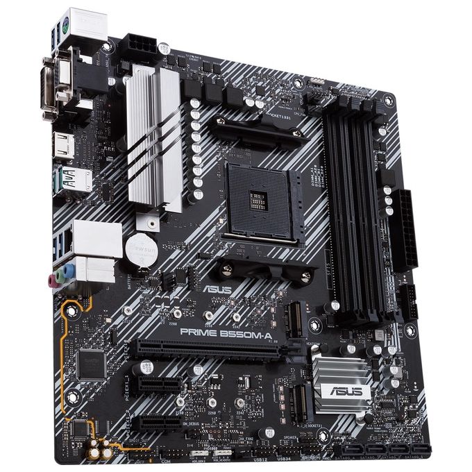 ASUS PRIME B550M-A Scheda Madre Micro ATX AMD B550 (Ryzen AM4) Dual M.2
