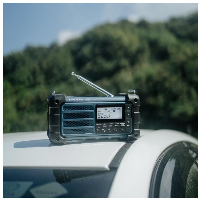 Sangean MMR-99 DAB Radio Emergenza Solare Blu