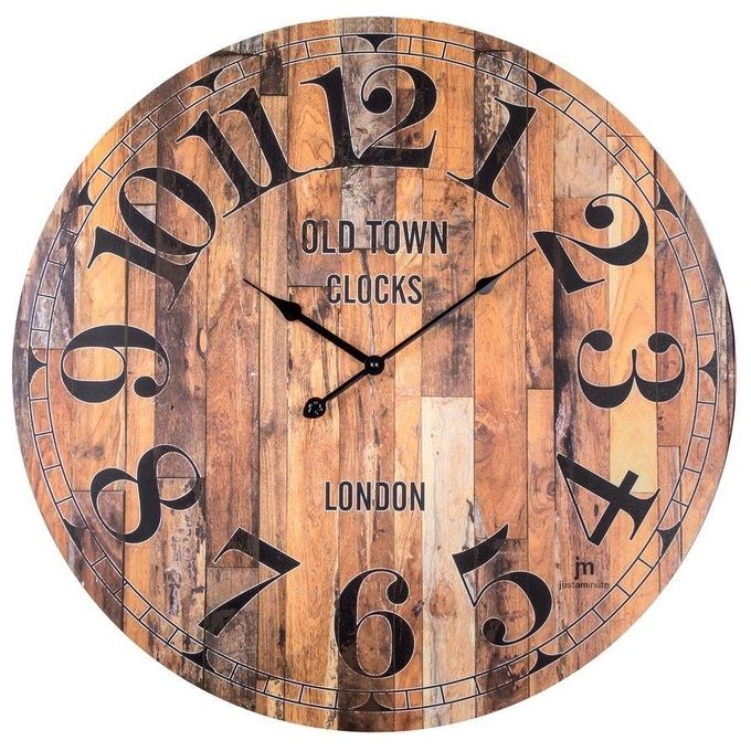Lowell Orologio da Parete Old Style Mdf 58cm