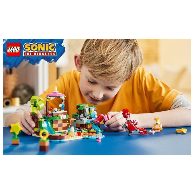 LEGO Sonic the Hedgehog 76992 L'Isola del Soccorso Animale di Amy, Giocattolo con 6 Personaggi, Regalo per Bambini dai 7 Anni