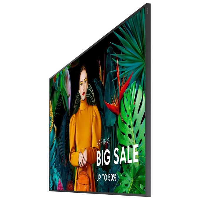 Samsung LH75QBCEBGCXEN Visualizzatore di Messaggi Pannello Piatto per Segnaletica Digitale 75'' Wi-fi 350 Cd-m² 4k Ultra Hd Nero Tizen 16-7