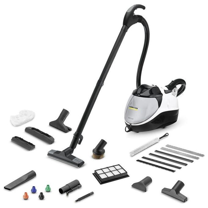 Karcher SV 7 Pulitore a Vapore con Aspirazione 0.5 Litri 2200W Nero-Grigio-Bianco