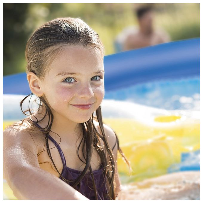 Intex Piscina Fuori Terra Easy Set 457x84 cm Rotonda Azzurra PVC Triplo Strato