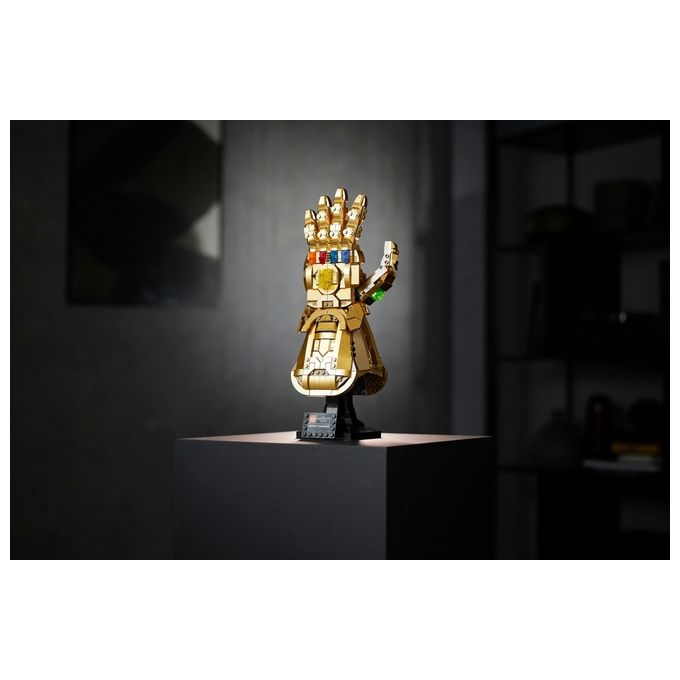 LEGO Super Heroes Marvel 76191 Guanto dell'Infinito di Thanos, Modello da Costruzione Avengers da Collezione, Set per Adulti