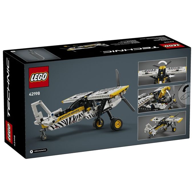 LEGO Aereo Bush Technic 42198 Modellino da Costruzione Innovativo ed Educativo per Appassionati di Ingegneria e Design Creativo