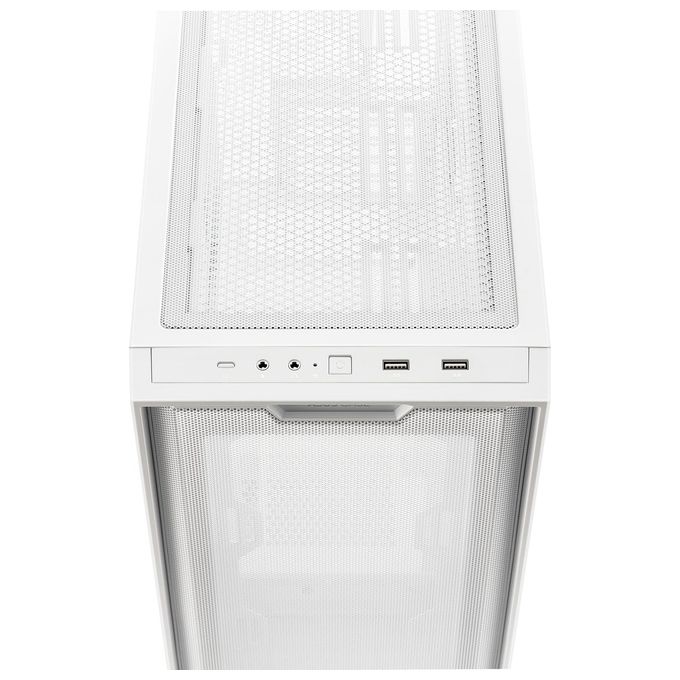 ASUS A21 Case micro-ATX, Radiatori fino a 360 mm, Schede Grafiche fino a 380 mm, Raffreddamento efficace, Cable Management, Chassis Bianco