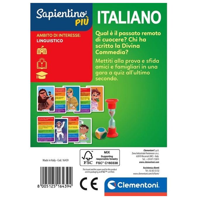 Clementoni Sapientino Testa a Testa Italiano