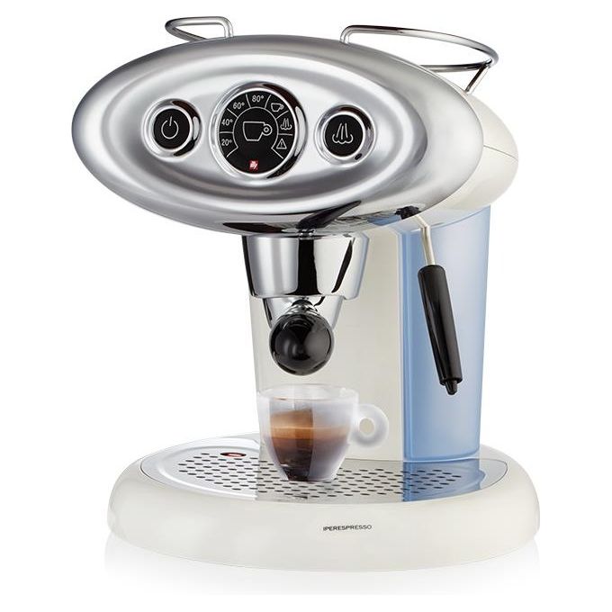 Illy macchina caffe' x7.1 iperespresso automatica a capsule bianca 1l