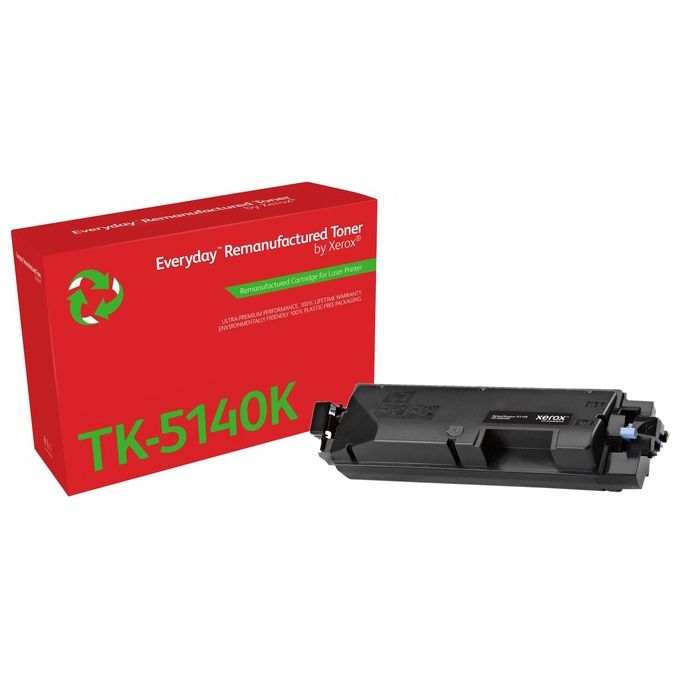 Everyday di Xerox Toner Rigenerato Nero Compatibile con Kyocera Tk-5140k