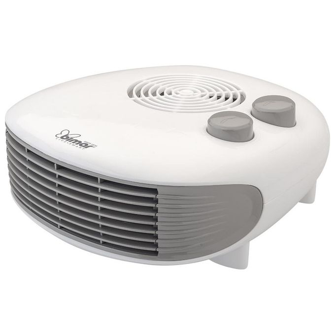 Bimar HF197 Termoventilatore Orizzontale 2000W Termostato Regolabile 2 Potenze Funzione Ventilazione
