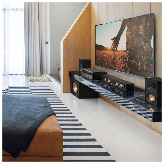 Klipsch R-50PM Coppia di Casse Attive Ebano