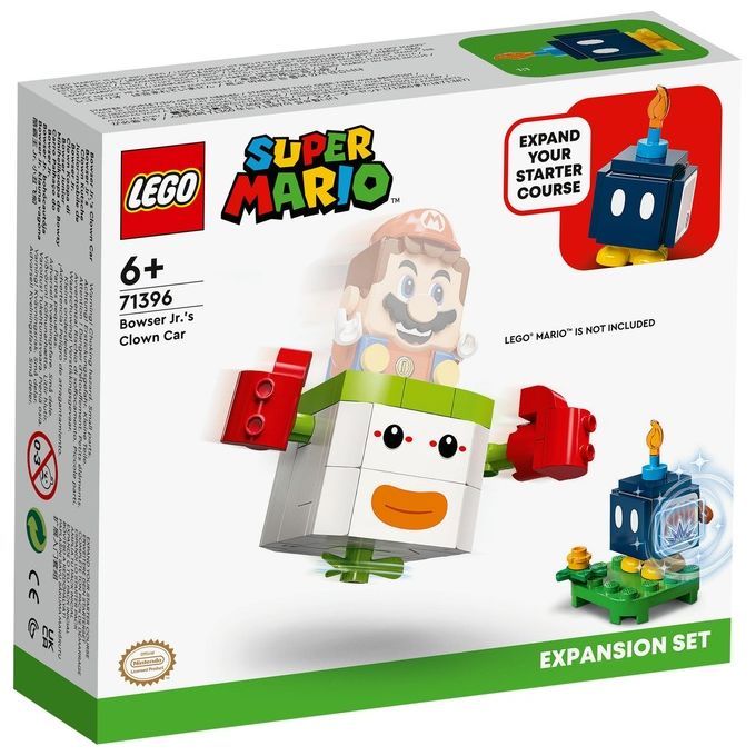 LEGO 71396 Super Mario Clown Koopa di Bowser Junior Pack di Espansione