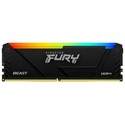 Kingston FURY Beast RGB DDR4 Modulo 8Gb DIMM 288-PIN 3200 MHz - PC4-25600 CL16 1.35 V senza Buffer non ECC Nero