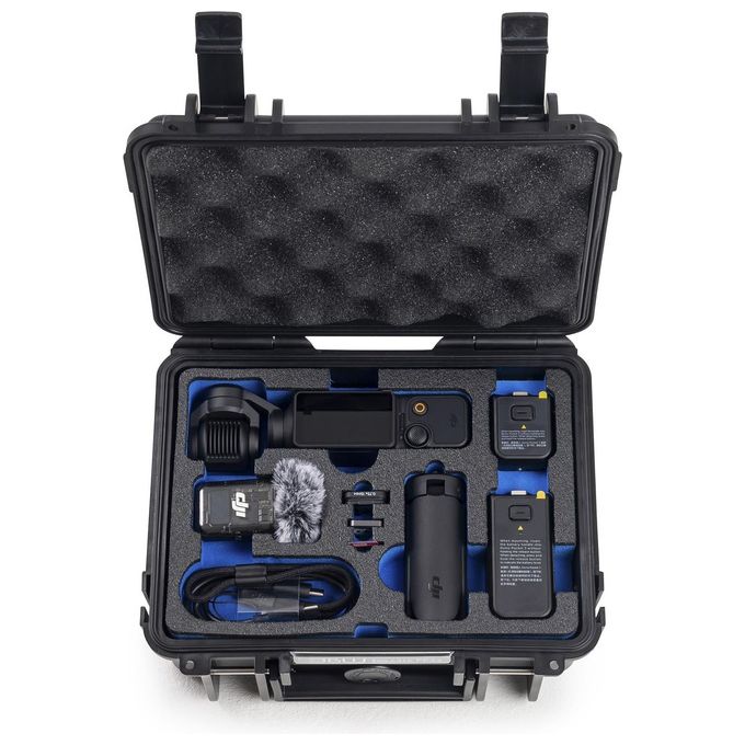 BeW Valigetta da Esterno per DJI Osmo Pocket 3 Creative Combo Tipo 500 Nero
