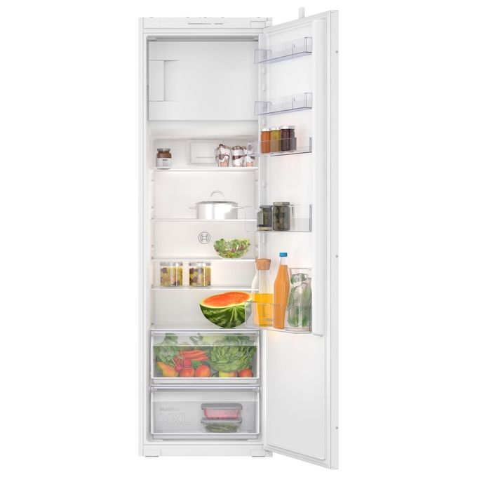 Bosch KIL82NSE0 Serie 2 Frigorifero monoporta da incasso con congelatore 280 Litri Cassetto Multi Box XXL 177.5 x 56 cm Classe E