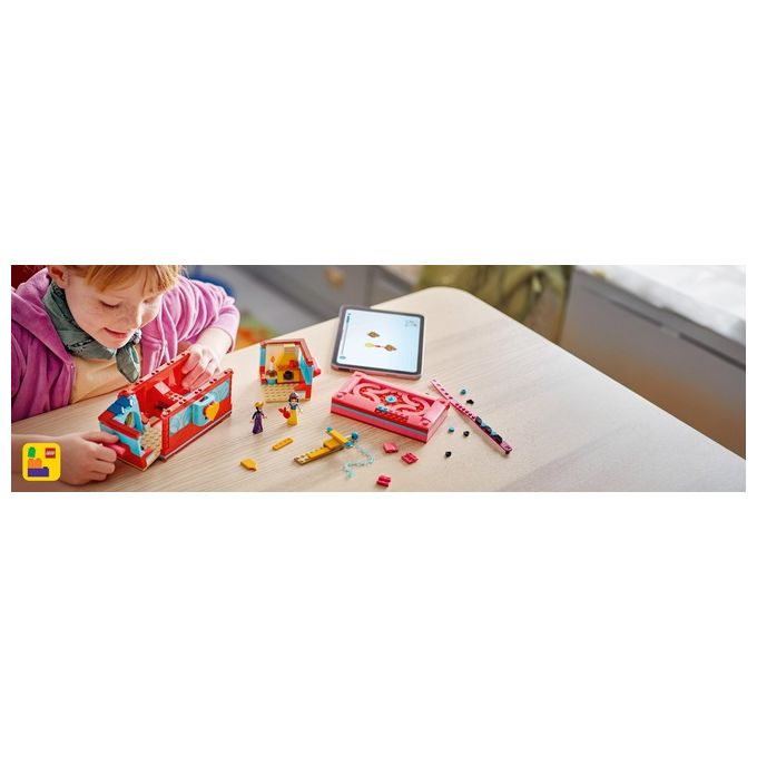 LEGO Disney Portagioie di Biancaneve Giocattolo Principesse da Costruire Giochi per Bambine e Bambini da 6 Anni con Mini Bamboline Accessori e un Braccialetto Personalizzabile Idea Regalo 43276
