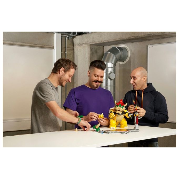 LEGO Super Mario 71411 Il Potente Bowser, Kit di Costruzioni per Adulti, Idee Regalo, Personaggio Snodabile 3D da Collezione