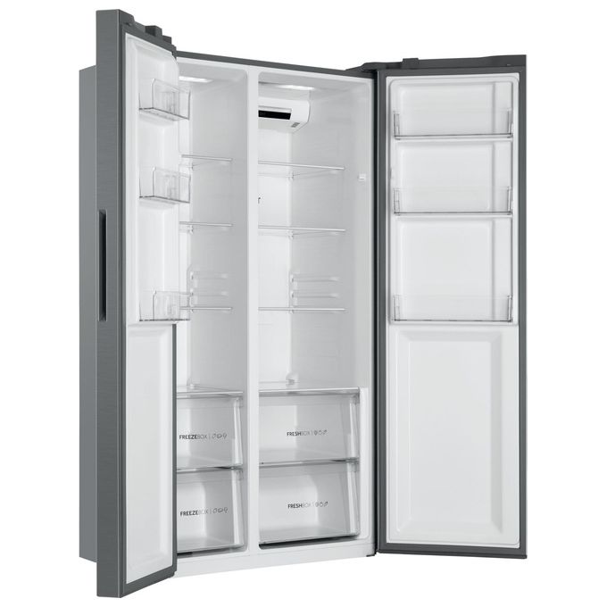 Haier HSR3918ENPG Serie 3 Frigorifero Side by Side No Frost Inverter 528 litri Classe E Multi Air Flow LED