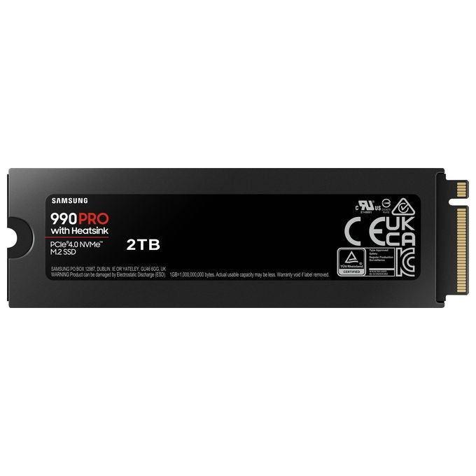 Samsung 990 PRO NVMe 2TB con Dissipatore di Caloree SSD Interno