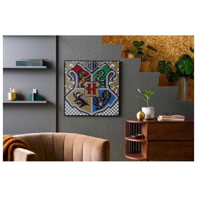 LEGO Art Harry Potter Hogwarts Crests