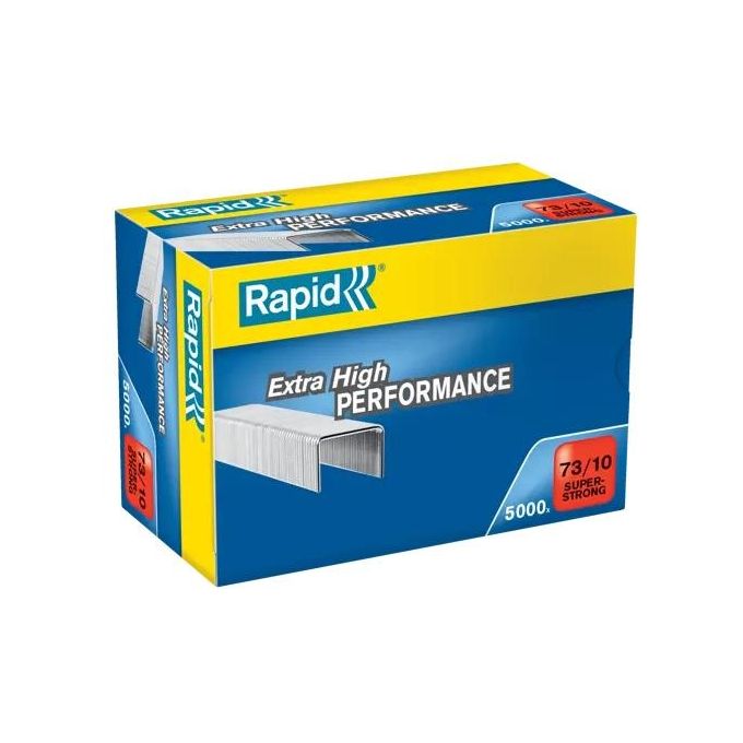 Rapid Punti 73 10 Mm Zincati A Filo Largo Per Materiali Duri E Spessi Usati Dalla Cucitrice A Pinza Hd31 (scatola 5000 Pz)
