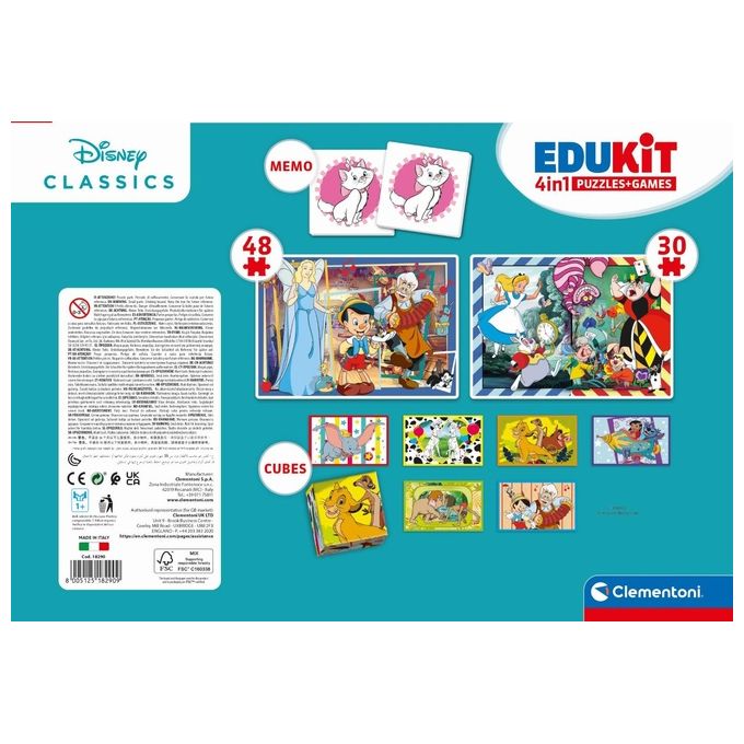 Clementoni Edukit 4 in 1 Diseny Classic