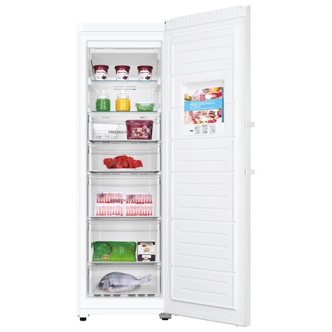 Haier H2F255WSAA Congelatore Verticale Capacita'262 Litri Classe Energetica E No Frost 186.5 cm Bianco