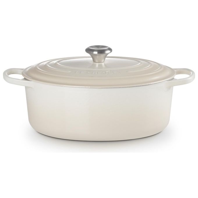Le Creuset Cocotte Ovale Evolution in Ghisa Vetrificata 31cm Meringue