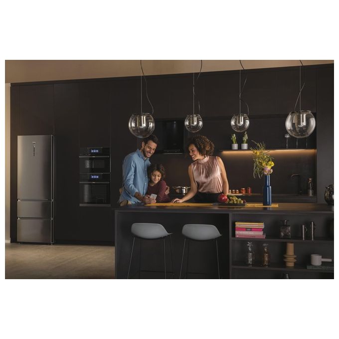 Haier 3D 70 Serie 7 HTW7720ENMP Frigorifero Combinato Libera Installazione 483 Litri Classe Energetica E Grigio