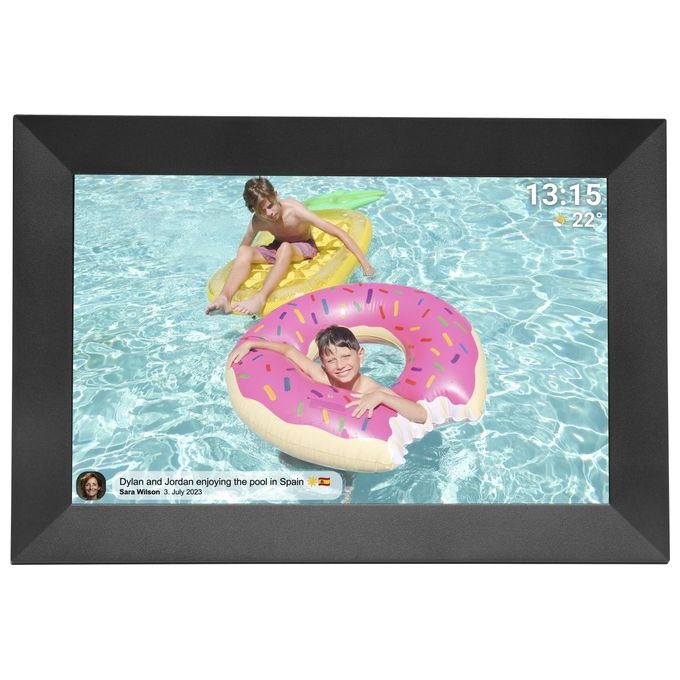 Denver Frameo PFF-1024 Cornice Digitale con Wi-Fi 10.1'' 16Gb Nero
