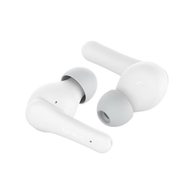 Belkin SoundForm Nano 2 Auricolari Bluetooth per Bambini con Microfono Bluetooth Bianco