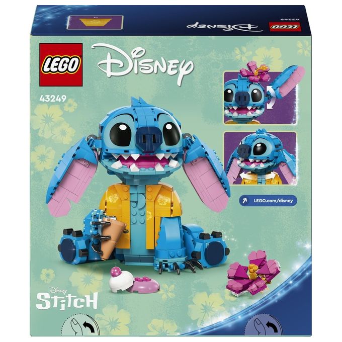 LEGO Disney 43249 Stitch, Gioco per Bambini 9+, Personaggio da Costruire con Parti Mobili, Idea Regalo Divertente dal Film