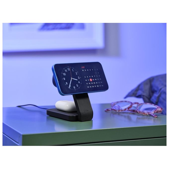 Trust Viro Nero Usb Carica Wireless per Auricolare-Smartphone e Orologio Intelligente