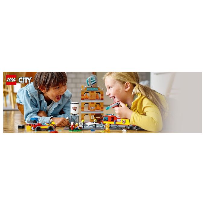 LEGO City Fire Vigili del Fuoco Edificio don Fiamme