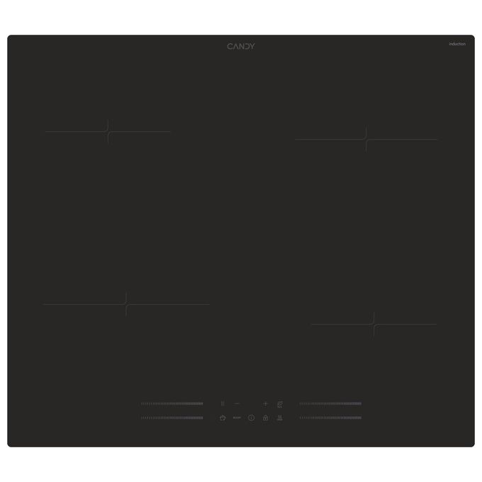 Candy Moderna CI642MCBB Piano Cottura a Induzione Nero da incasso 60cm 4 Zone