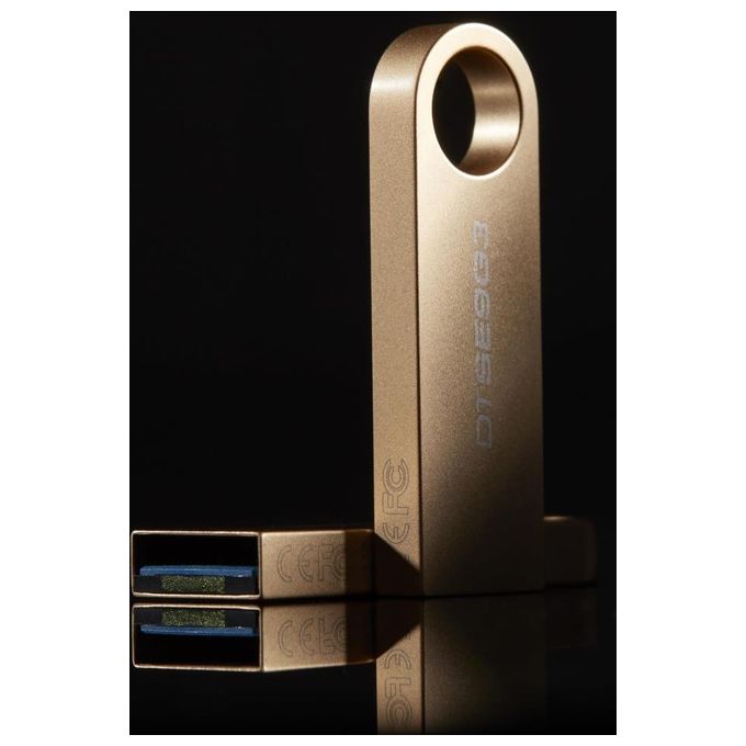Kingston Technology DataTraveler 512Gb 220MB-s Drive USB 3.2 Gen 1 in Metallo SE9 G3