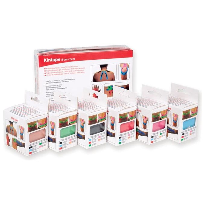 Taping Kinesiologia 5 M X 5 Cm - Mix 6 Colori 1 pz.