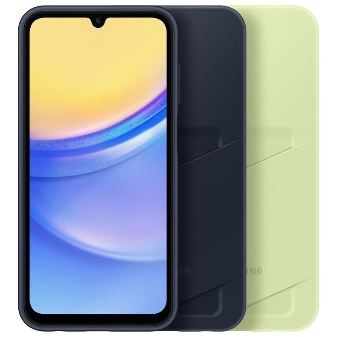 Samsung Card Slot Custodia per Galaxy A15-A15 5G Lime